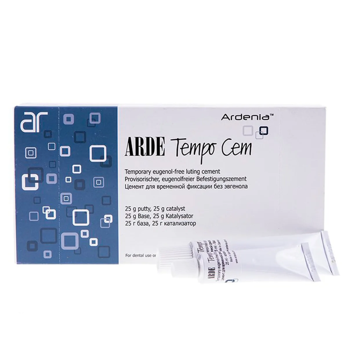 Arde Tempo Cem (Арде Темпо Цем, 25г+25г) безевгенольний цемент (Ardenia)