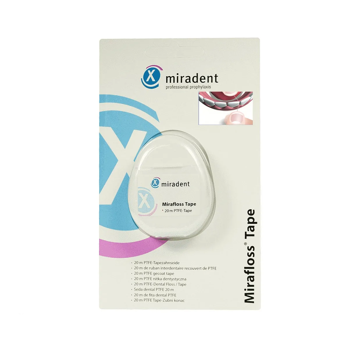 Зубная нить Miradent, Ленточный флосс Mirafloss Tape (Mira Dent)