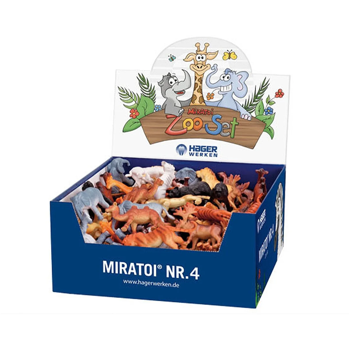 Гумові іграшки Miratoi NR.4, 100 шт (Hager&Werken)