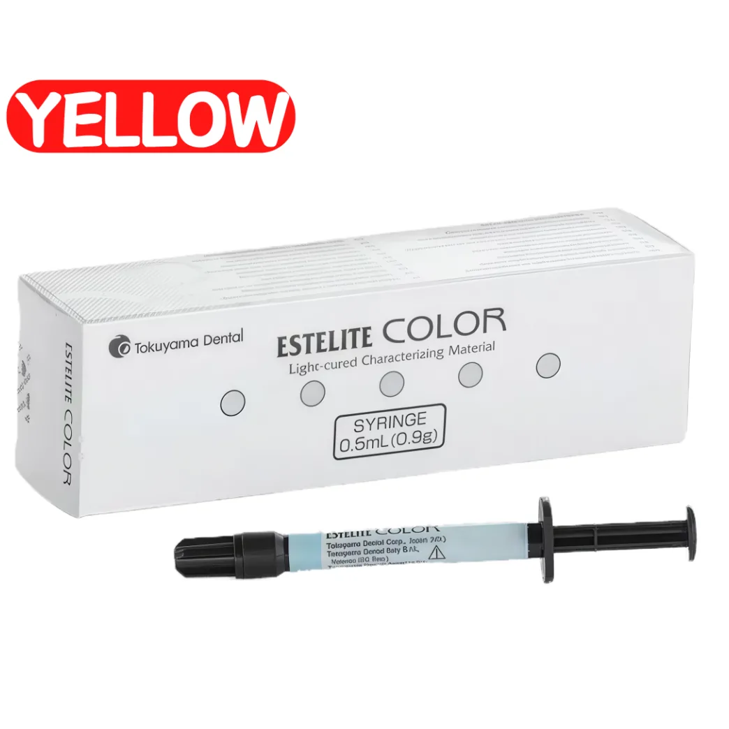 ESTELITE COLOR YELLOW, Естелайт Колор, Эстелайт колор ЖОВТИЙ, Астерія фарби (TOKUYAMA DENTAL)