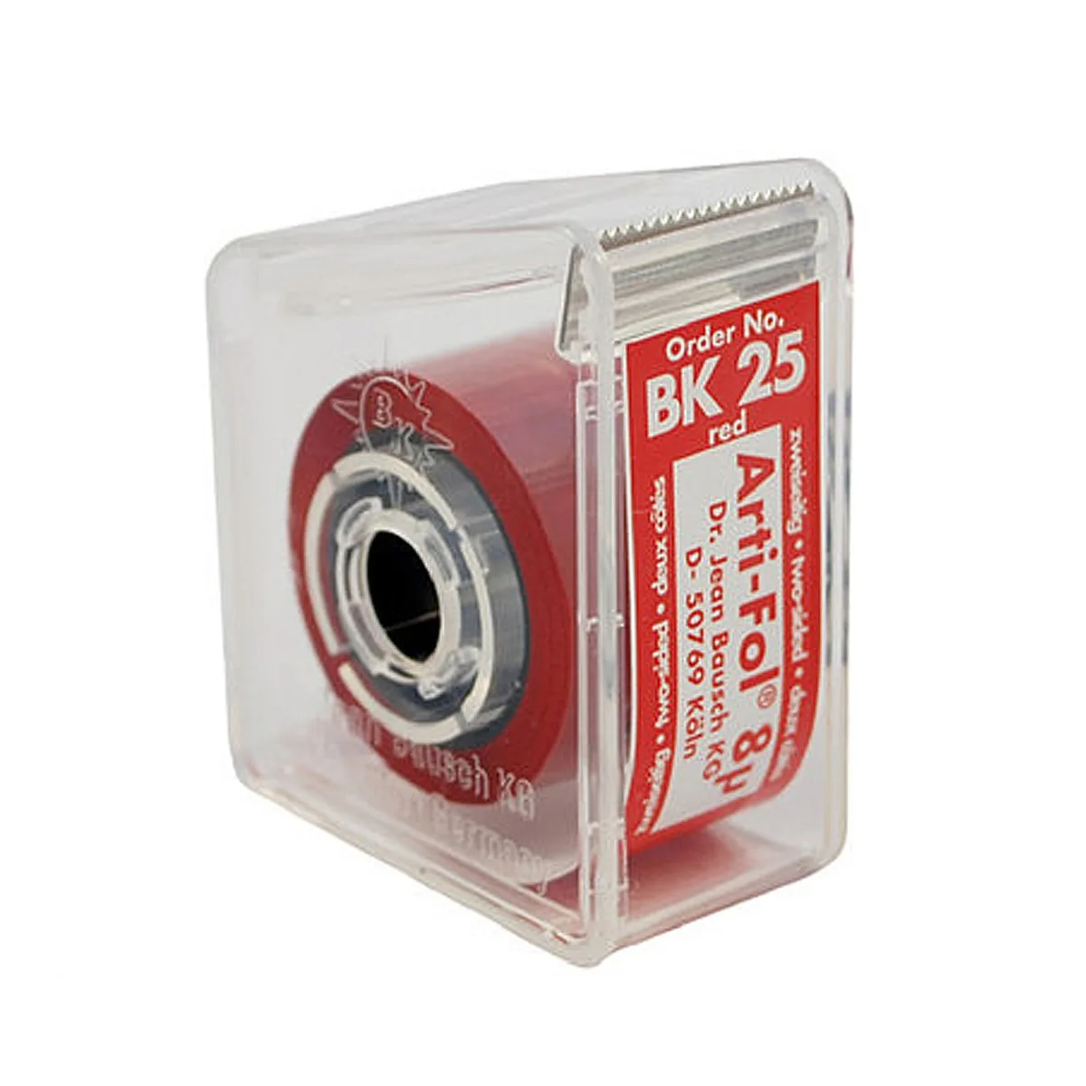 Артикуляційна папір Бауш BK25, 8 мкм, червона, Articulating paper BK 25 (Bausch)