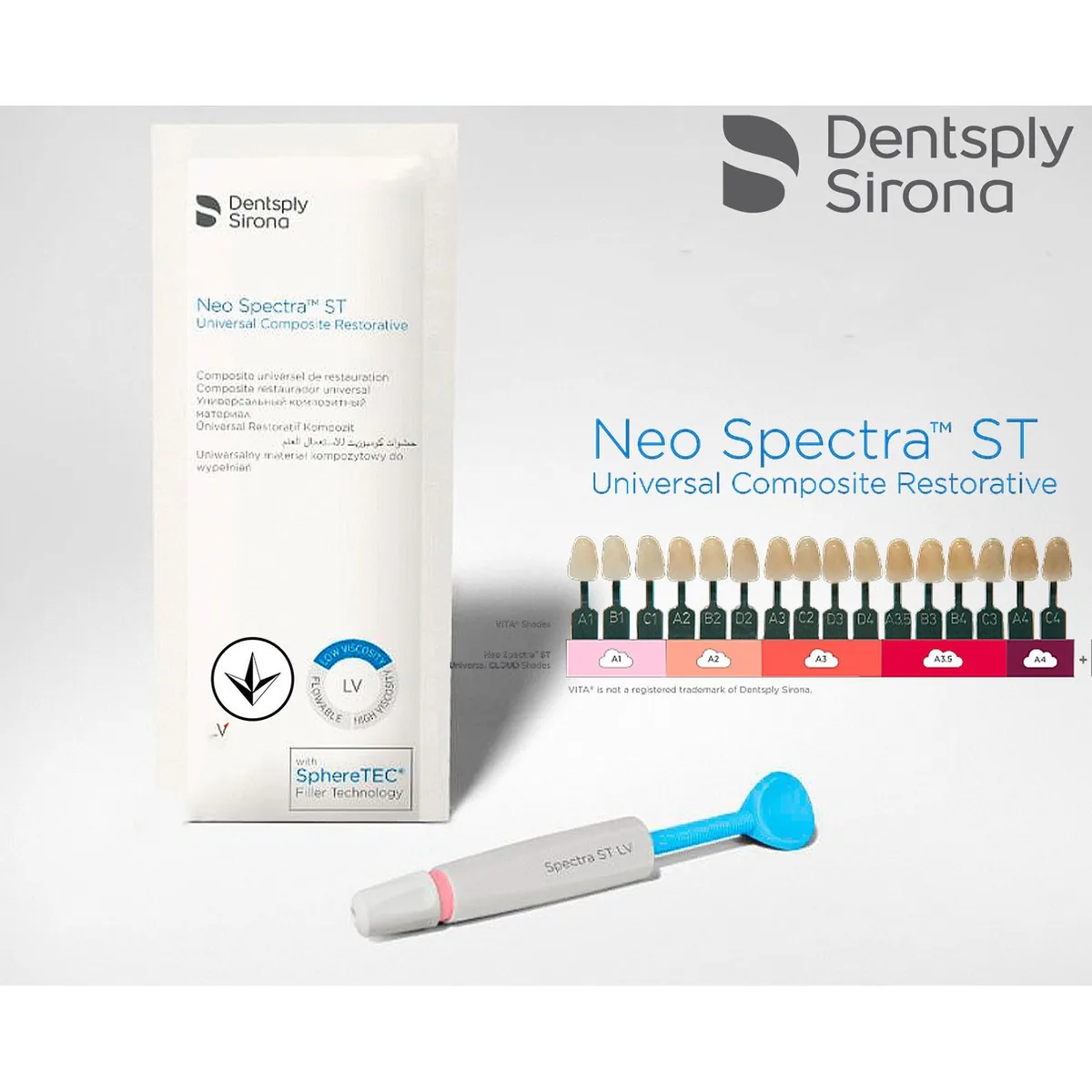 Neo Spectra ST LV (низкая вязкость), Нео Спектра, оттенок А4 (Dentsply Sirona)