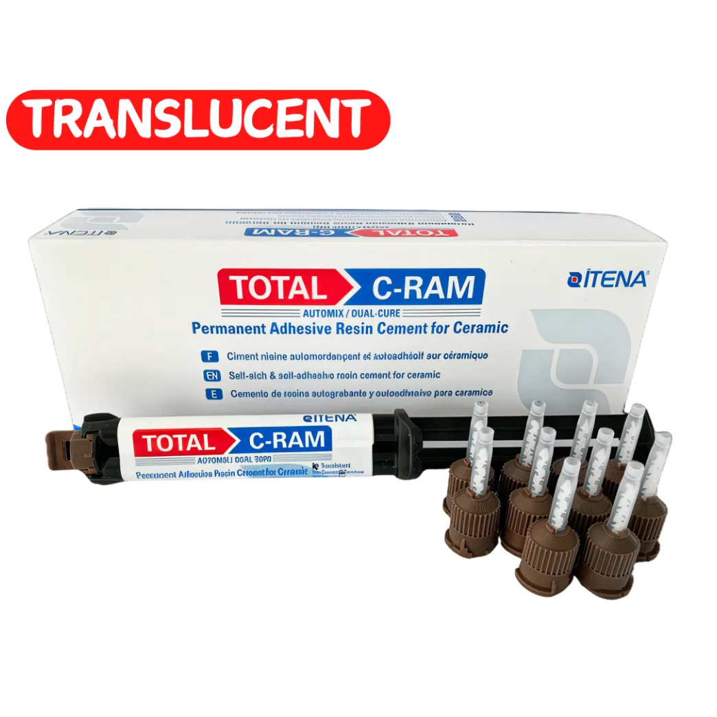 Тотал Церам (Total C-Ram) шприц 8 г, колір: Translucent, самопроникний, самоадгезивний цемент (ITENA)