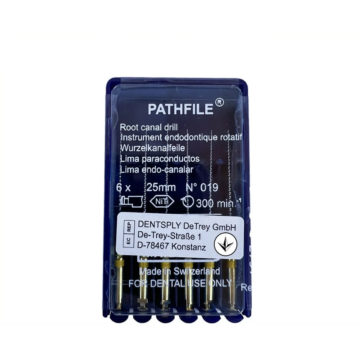 PathFile™ Розмір: 019/25мм (ПасФайлы) (Dentsply Sirona) пазфайл, пасфайл, пас файл