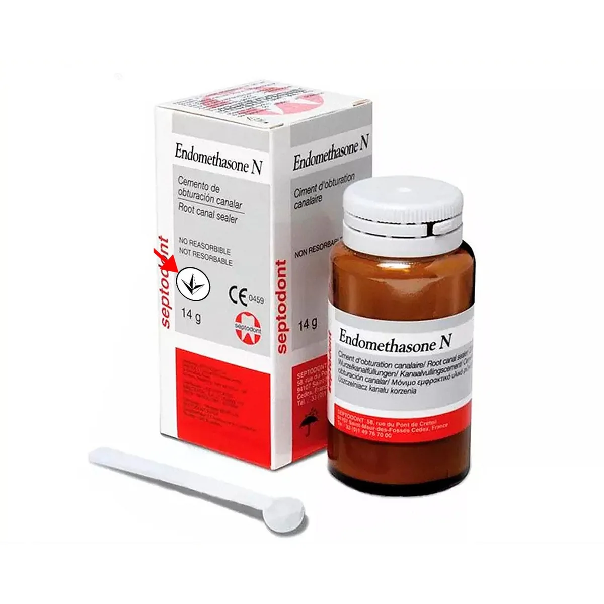 Ендометазон Н порошок ОРІГІНАЛ!!!, Ендометазон Н порошок, Endomethasone N (Septodont)