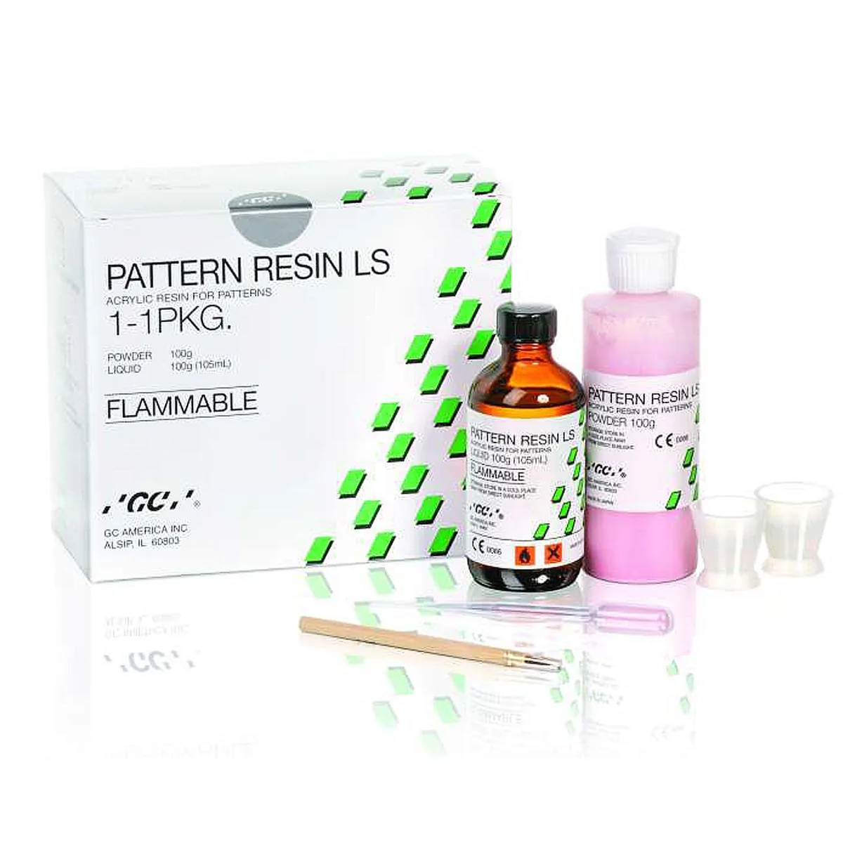 Патерн Резін набір ( PATTERN RESIN LS GC ) - моделювальна беззольна пластмаса (GC)