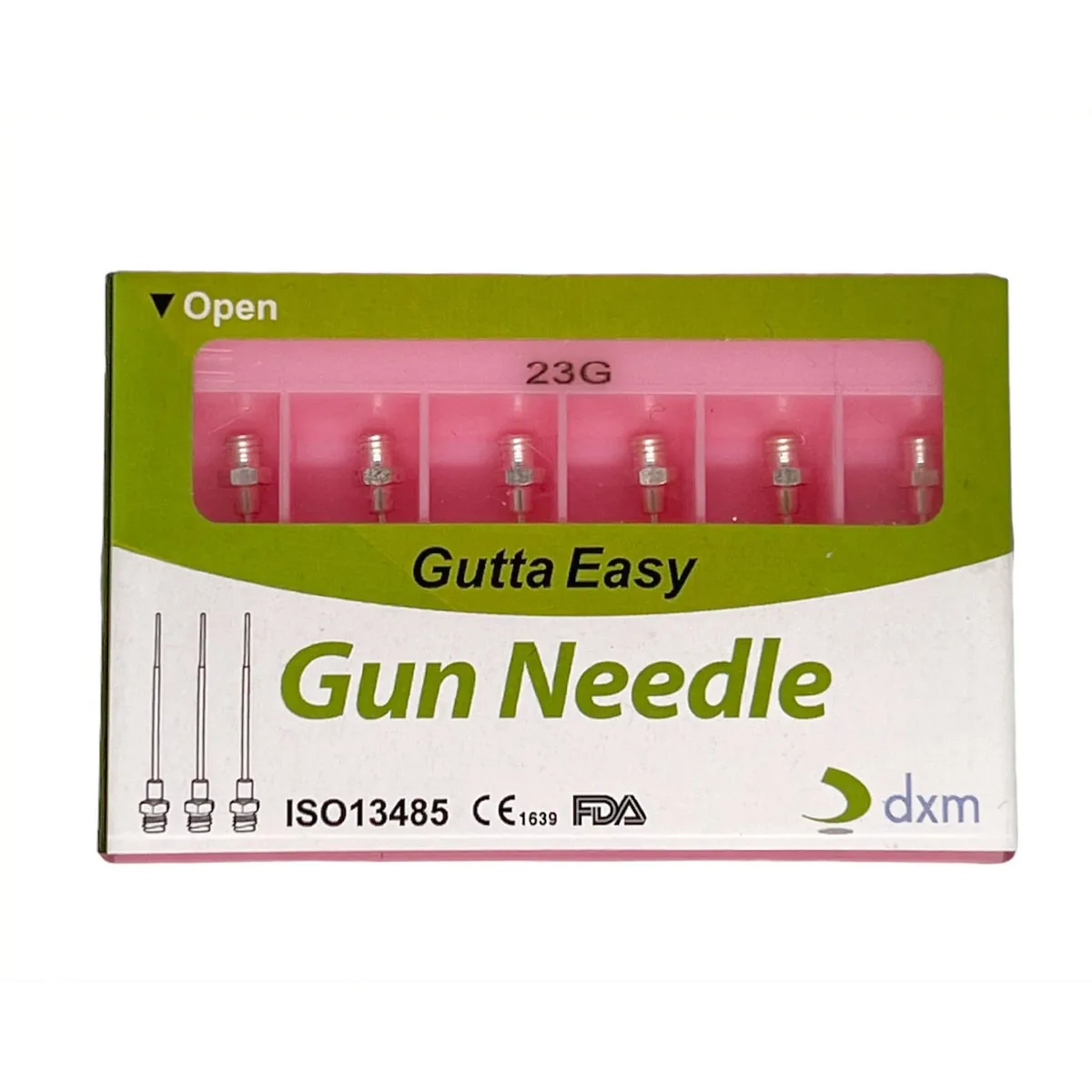 Інжекторні голки до пістолета Gutta Easy, Gun needle ENDO APEX 23G, голки обтураційні (DXM)