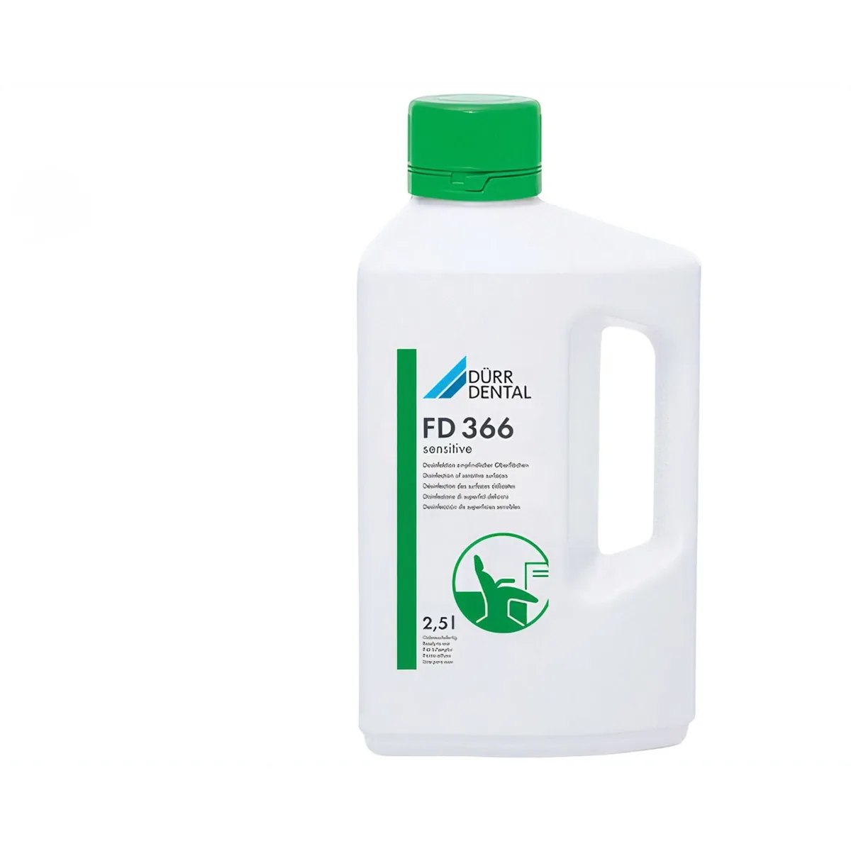 Дюрр ФД 366, Дезінфекція чутливих поверхонь, Durr FD 366, 2.5 л (Durr Dental, Germany)