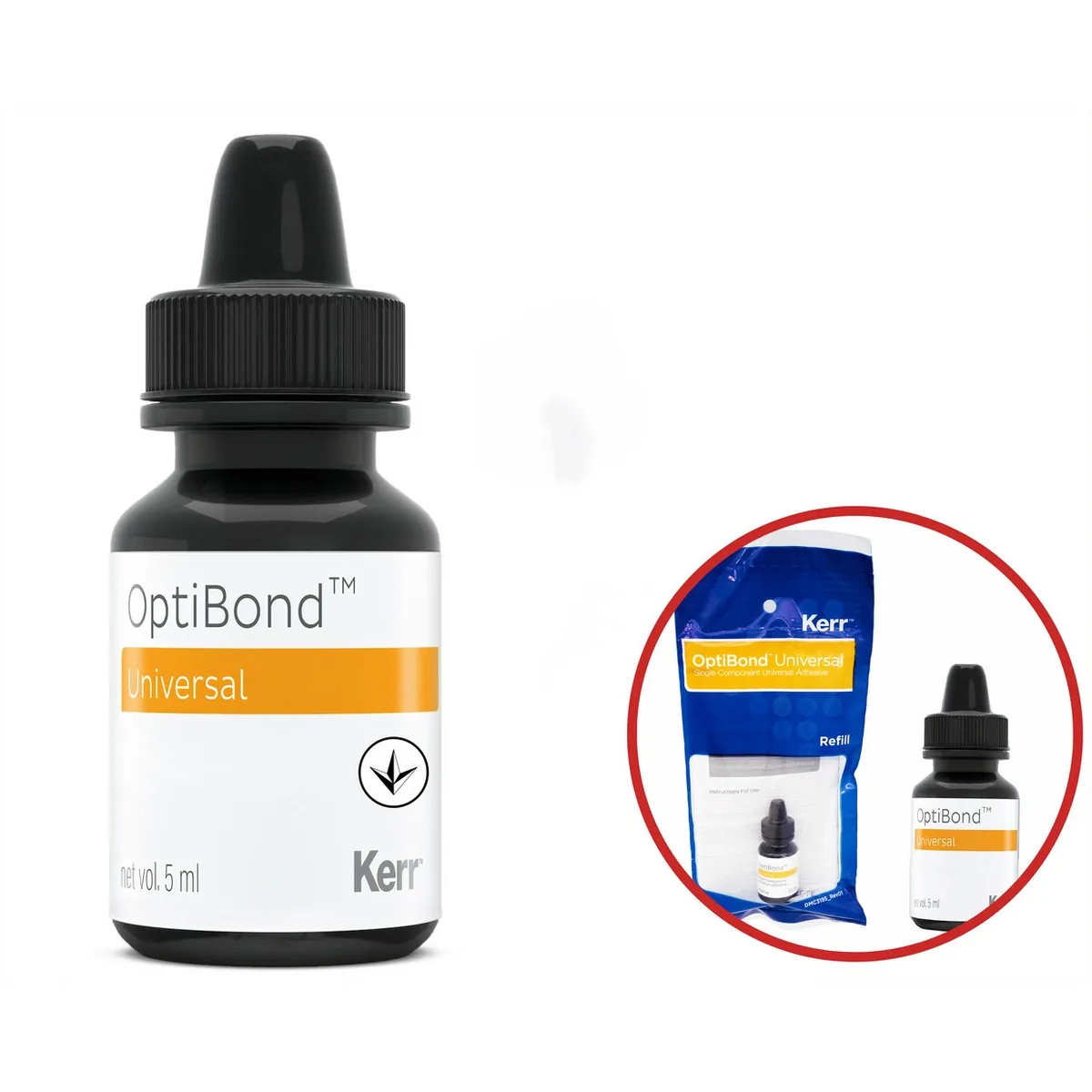 OptiBond Universal, Оптібонд Універсал, Адгезив, 5 мл - унікальна адгезивна система (Kerr)