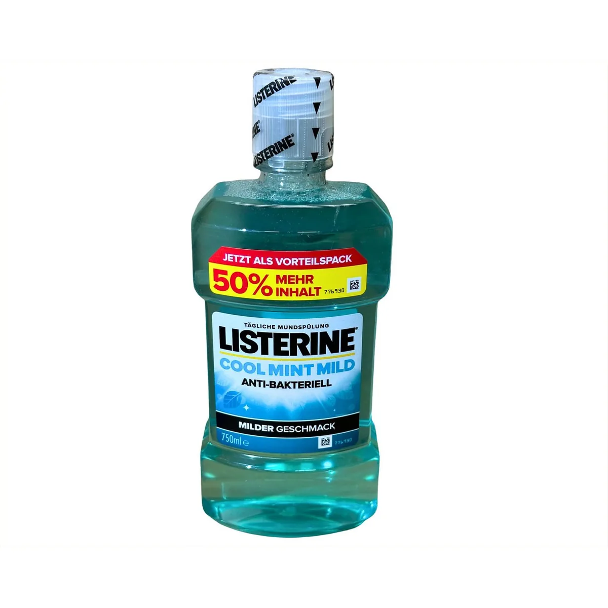 Listerine 0,75L Cool Mint MILDER GESCHMACK, Лістерин - Ополіскувач порожнини рота, Лістерин (Johnson&Johnson)
