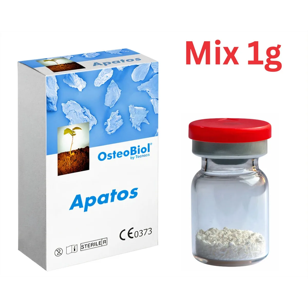 Apatos 1г (Апатос) кістковий матеріал у гранулах (OsteoBiol)