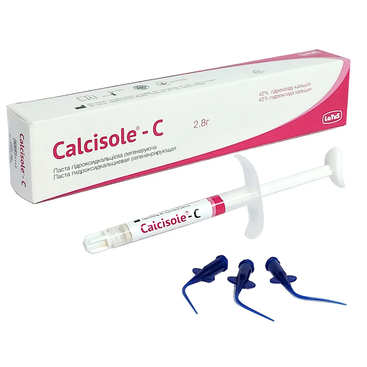Calcisole-C (Кальцизоль-Ц) - паста гідроксидкальцієва регенеруюча (Latus)