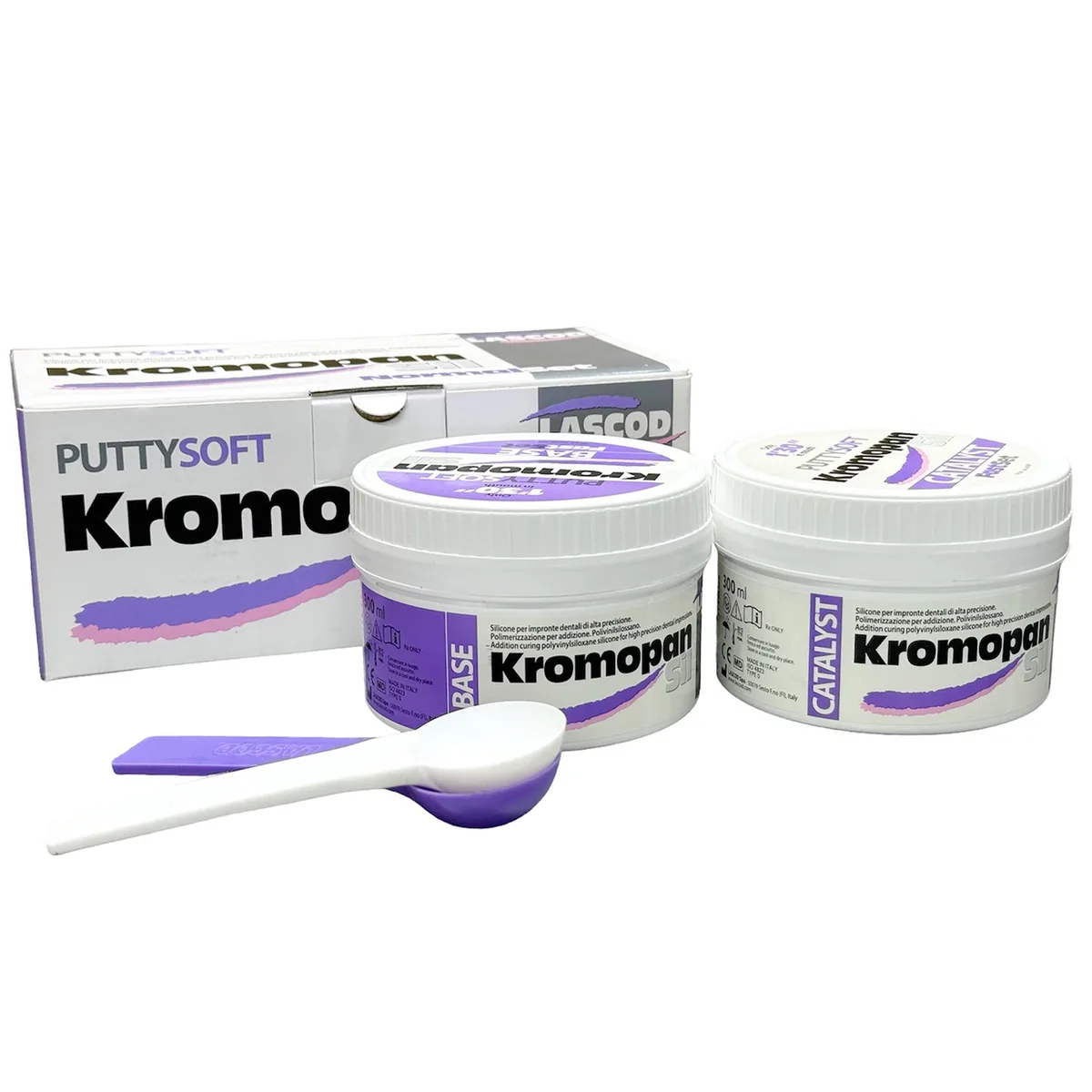 Kromopan Sil (Normal Set) 2x300 мл - А-силікон нового покоління (Lascod) Кромопан Сіл