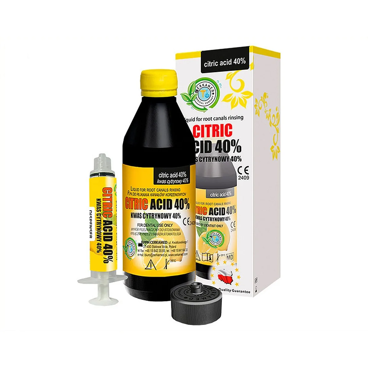 Лимонна кислота CITRIC ACID 40% 200 мл лимона кислота, лимонка