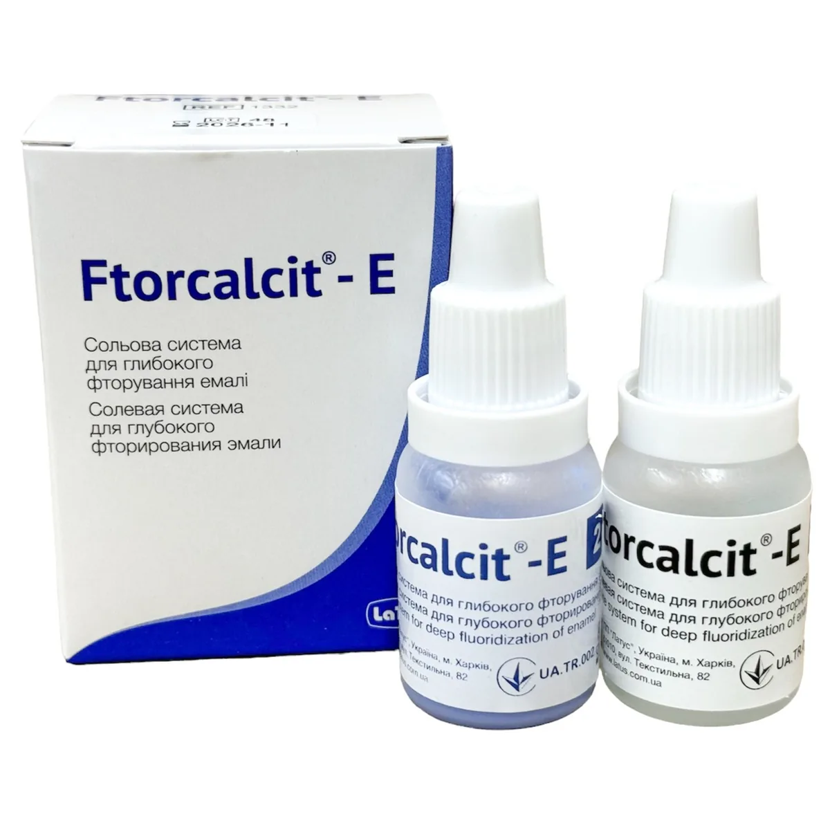 Ftorcalcit-D (Фторкальцит-D) - Сольова система для глибокого фторування емалі (Latus)