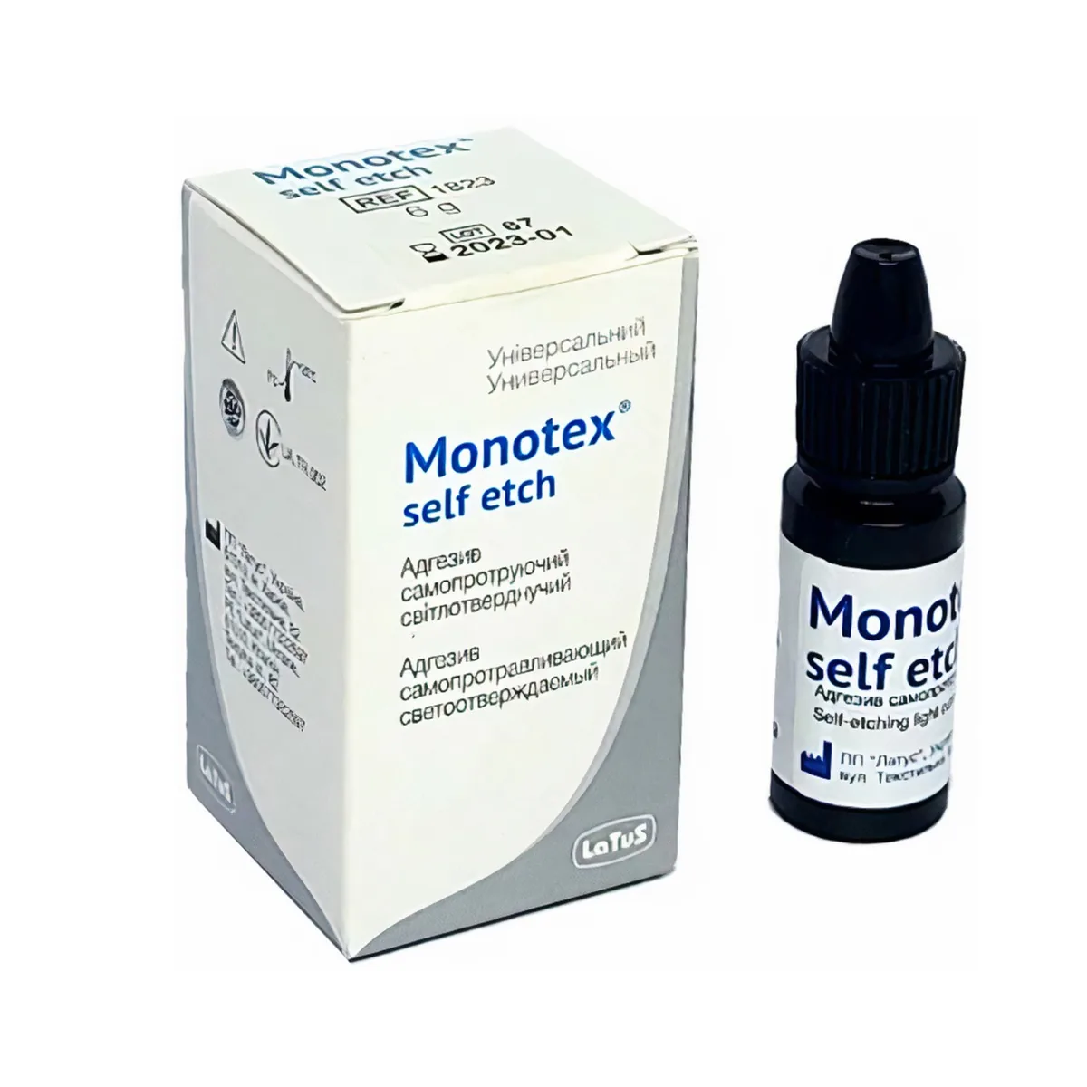 Monotex self etch (Монотекс селф етч) - самопротравлювальна адгезивна система (Latus)
