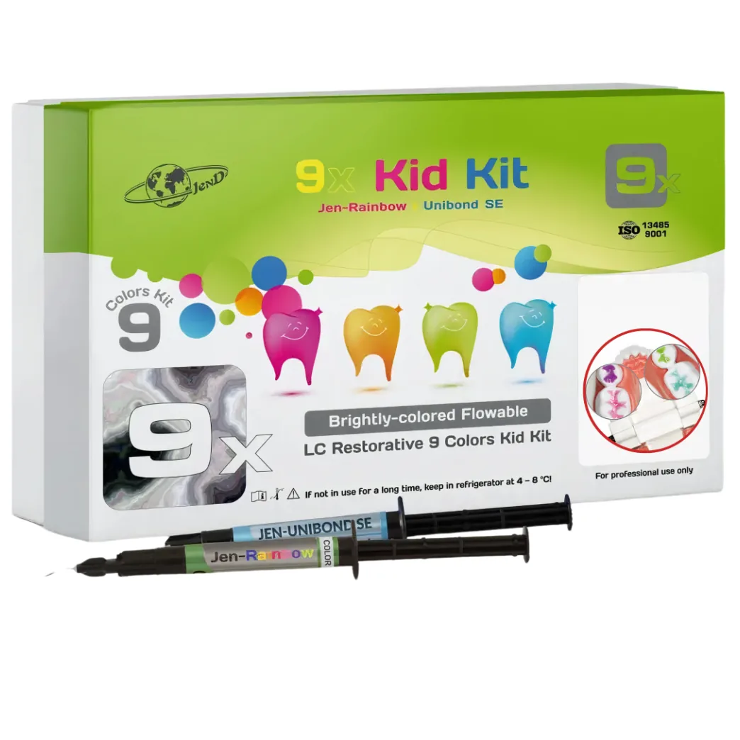 Джен-рейнбоу (Jen-Rainbow KID Kit), кольоровий фотокомпозит, 9 шприців по 1,5г (JenDental)