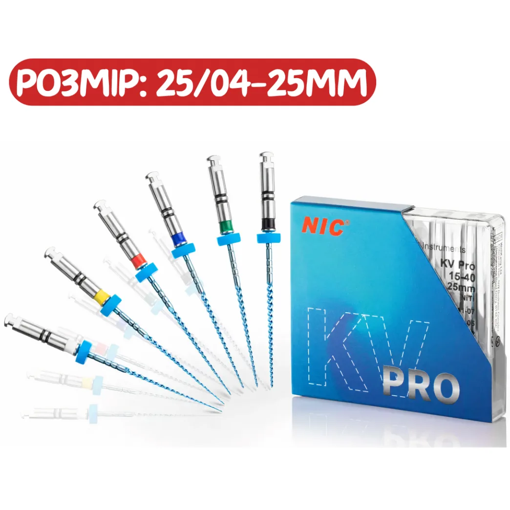 KV Pro File, розмір: 25/04 25мм - машинні файли (NIC) нік файли