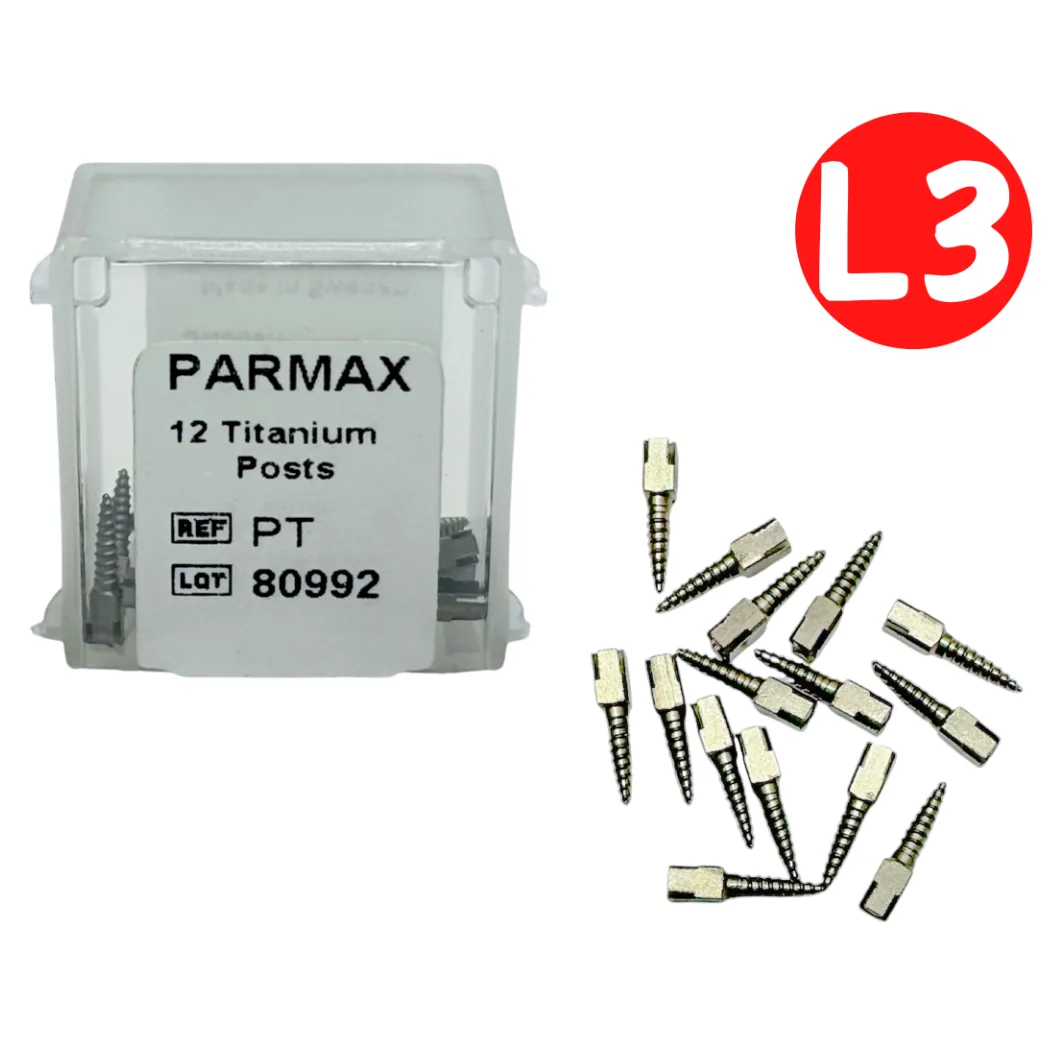 Титанові штифти «L3» Пармакс, 12 шт (PARMAX)