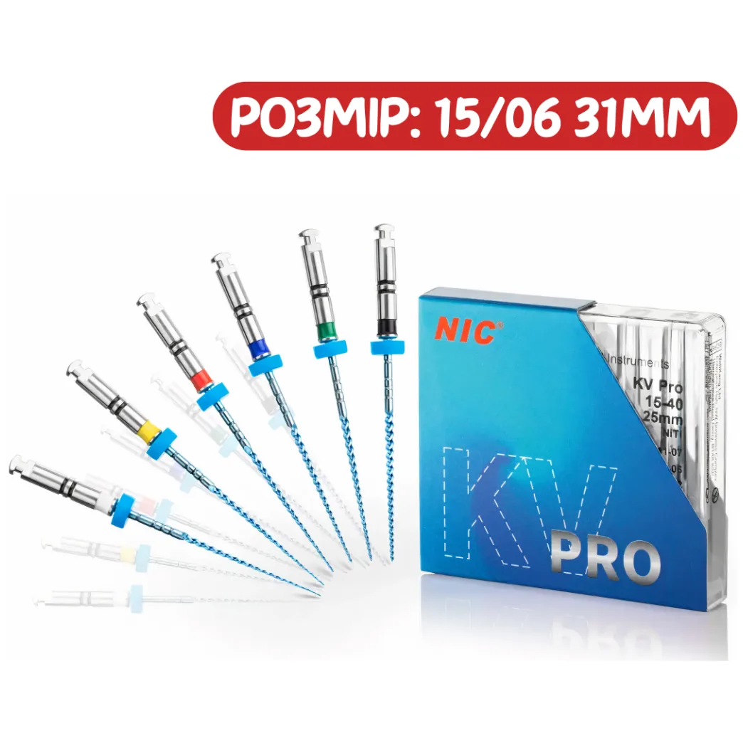 KV Pro File, розмір: 15/06 31мм - машинні файли (NIC) нік файли