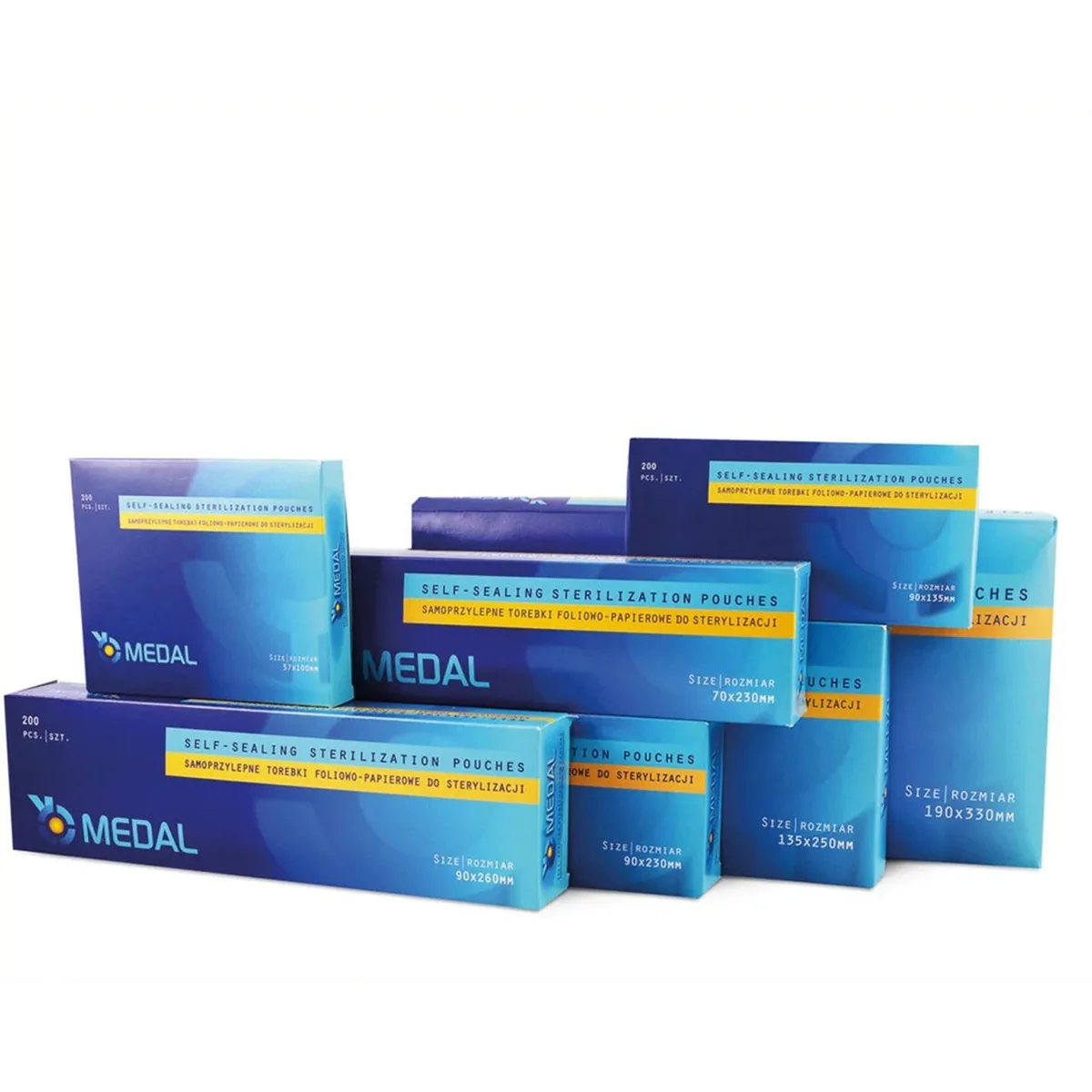 Пакет для стерилізації 70*230мм (Medal) пакет для стерилізацїї