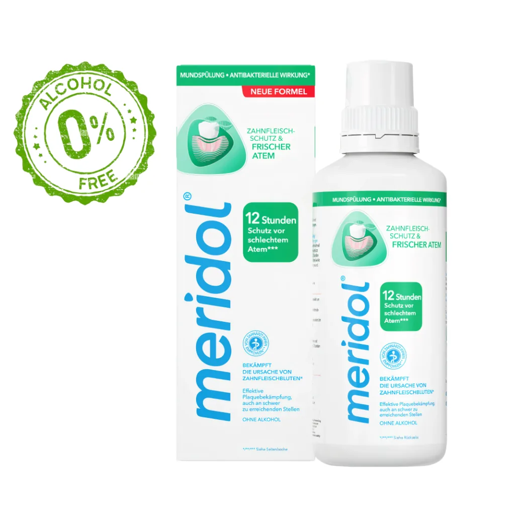 Ополіскувач для рота «Захист ясен і свіже дихання» Meridol, 400мл (Colgate-Palmolive)