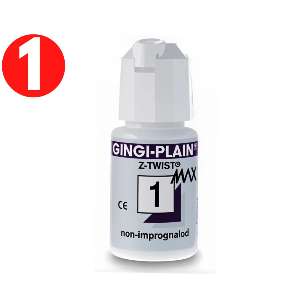 Ретракційна нитка Gingi-Plain фіолетова без просочення, розмір: 1 (Gingi-Pak)