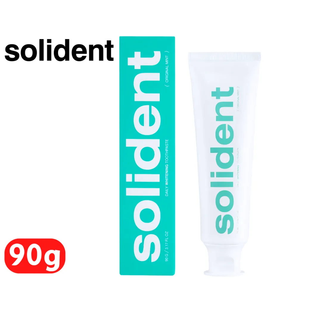 Щоденна відбілювальна зубна паста Solident Original mint / м'ята 90г (Solident) солідент
