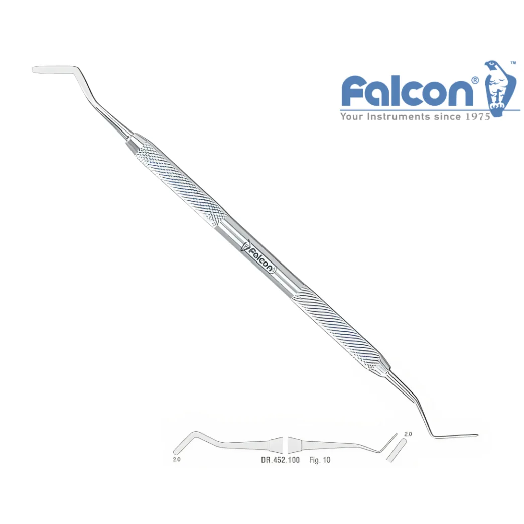 Гладилка пряма-зворотна DR.452.100 (2 мм) (Falcon)