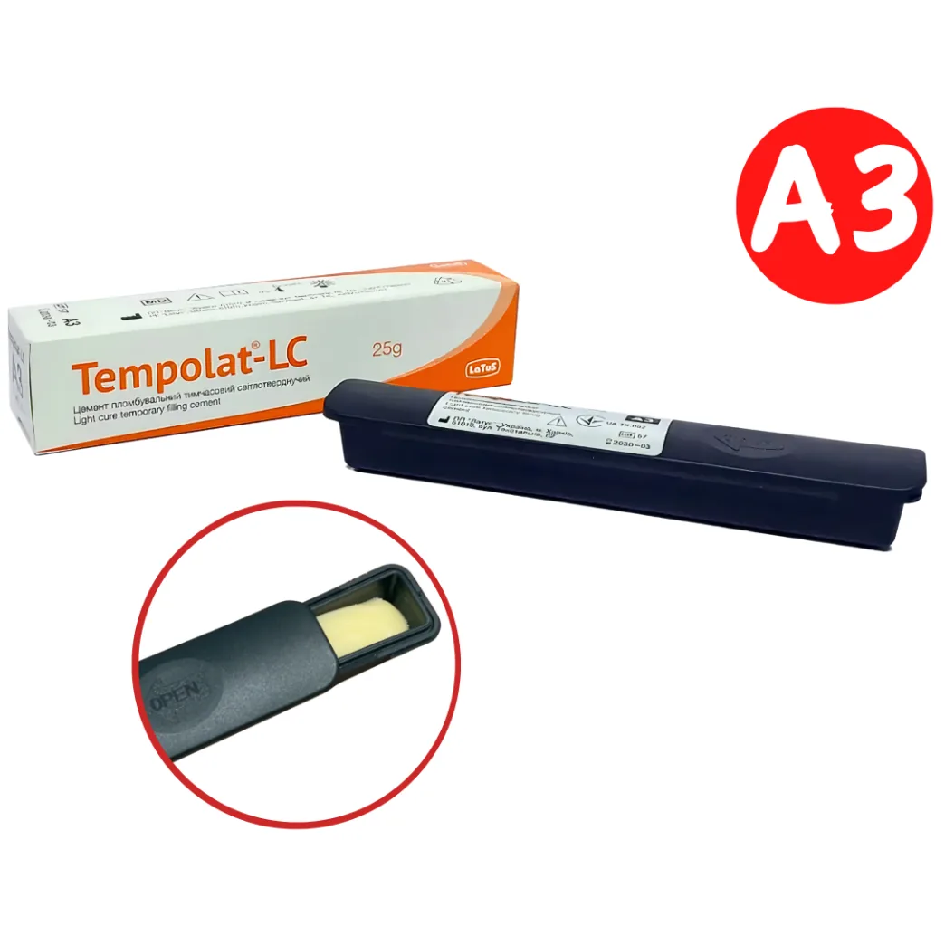 Фотополімерна дентин паста Темполат ЛЦ, колір А3, 25 г у пеналі, Tempolat LC (Latus)