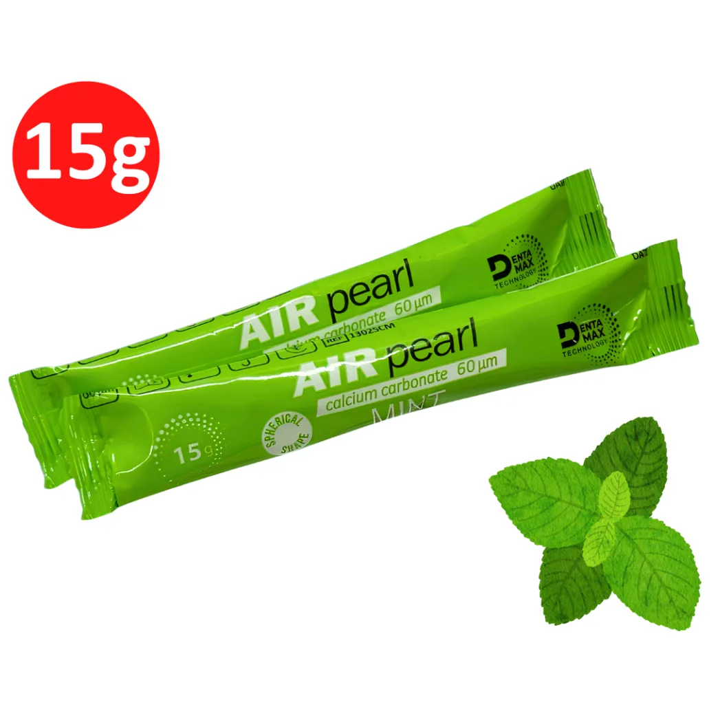 Сода для AirFlow MaxPowder (бікарбонат Na) 60 мкм, смак: М'ята, стік 15 г (Dentamax)