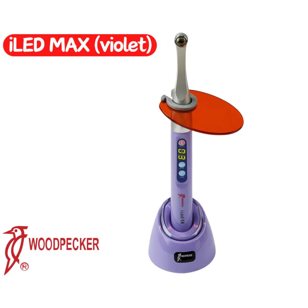 Фотополімерна бездротова лампа iLED MAX, колір: фіолетовий (Woodpecker)