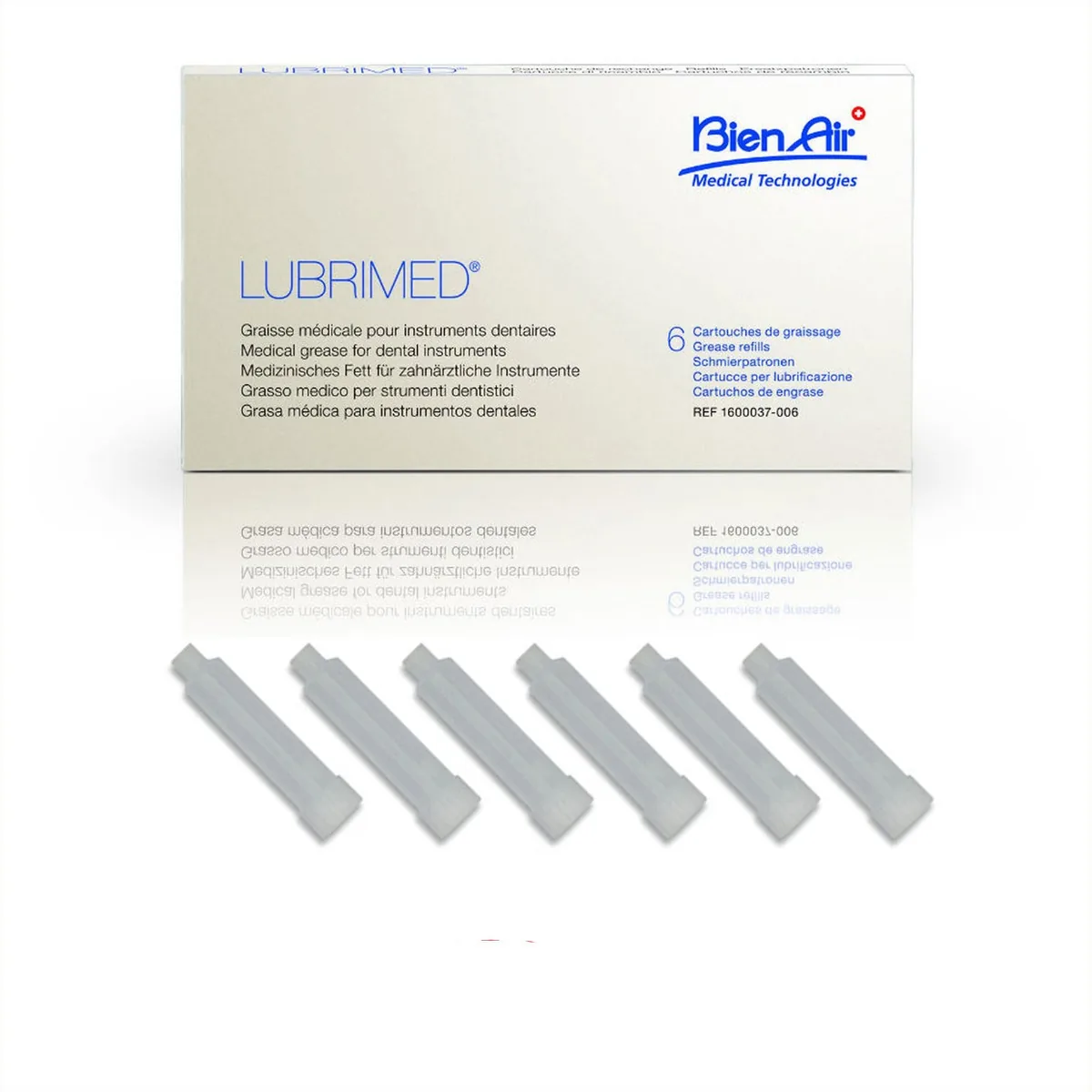 Масло Lubrimed 6 капсул / Лубримед / Лубрімед / Засіб для змащення Bien-Air Dental 6 капсул
