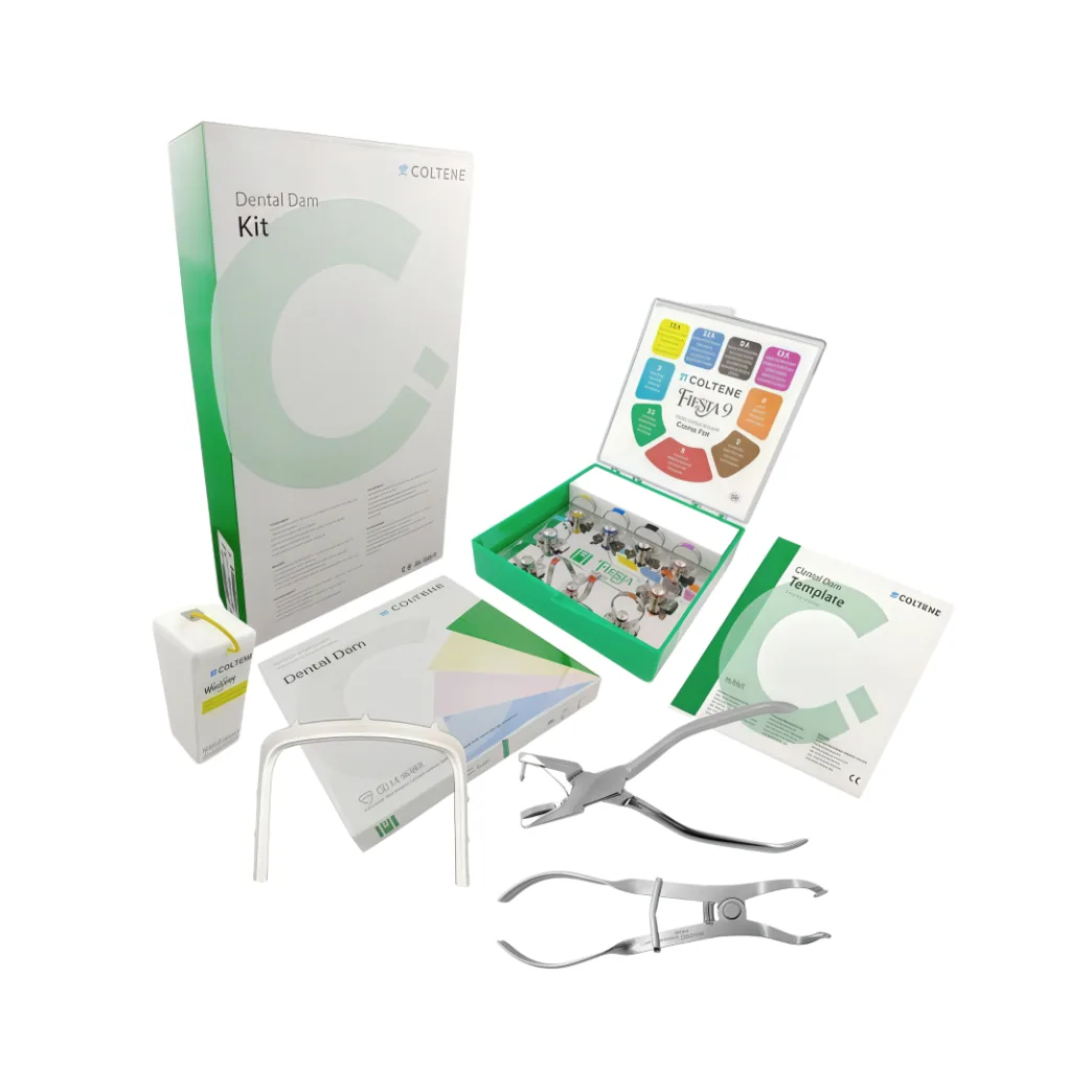 DENTAL DAM KIT (Дентал Дам Кіт), повний набір коффердаму з кламерами з крилами (Coltene)