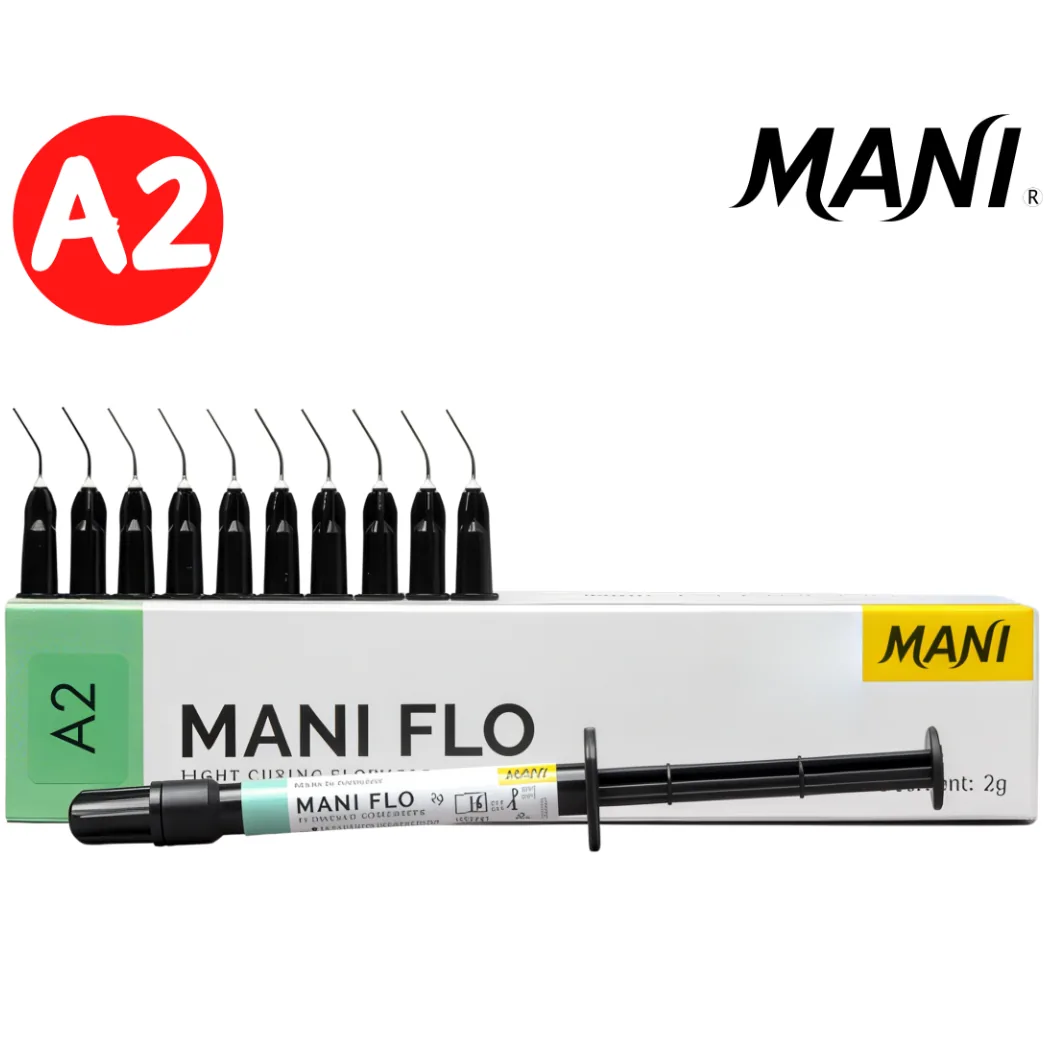 MANI Flo (Мані Фло), колір: А2,  текучий фотополімерний композит, шприц 2 г (MANI)