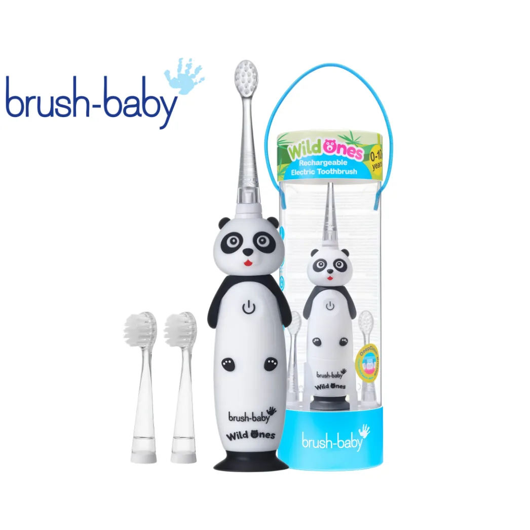 WildOnes Panda, ВайлдОнз Панда - електрична дитяча зубна щітка 0-10 років (Brushbaby Ltd)