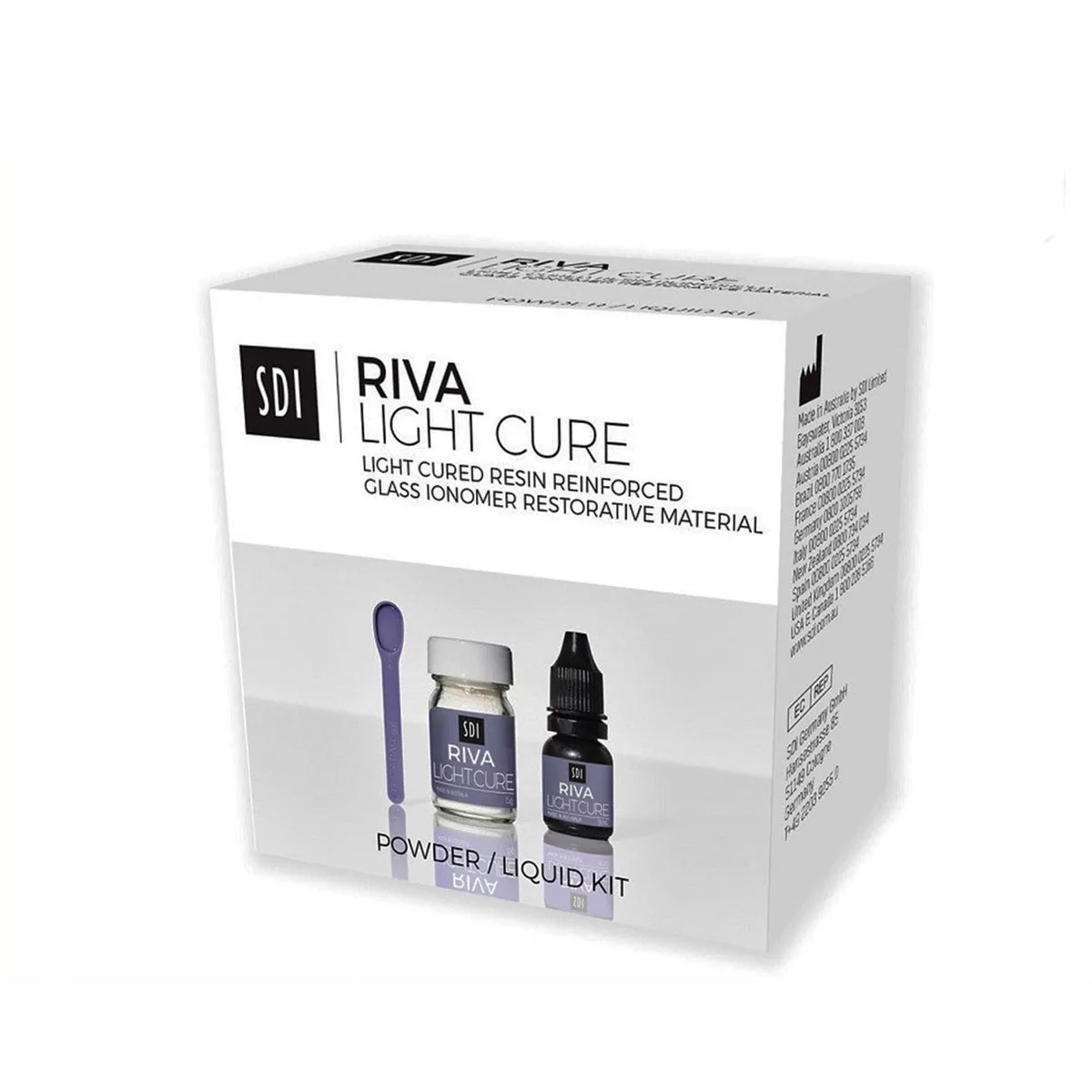 Ріва, Ріва ЛЗ, Riva Light Cure А2 , Ріва фото, Ріва світлова, Склоіномерний цемент Ріва ЛЦ, SDI