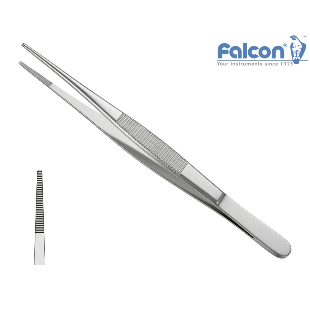 Пінцет анатомічний Falcon "Fine" (тонкий) 130 мм, BD.504.130 (Falcon)