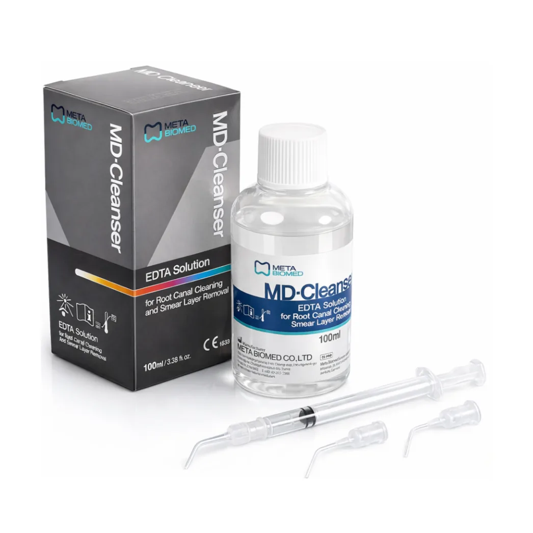 MD Cleanser — розчин ЕДТА 17% для розширення та очищення кореневих каналів, 100 мл (Meta Biomed)