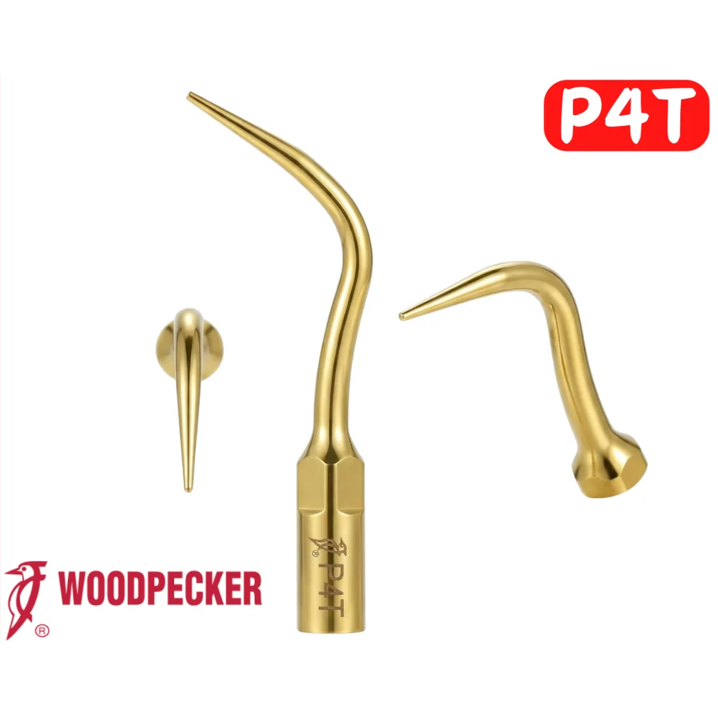 Насадка P4T Gold, пародонтологічна насадка для скалера (Woodpecker)