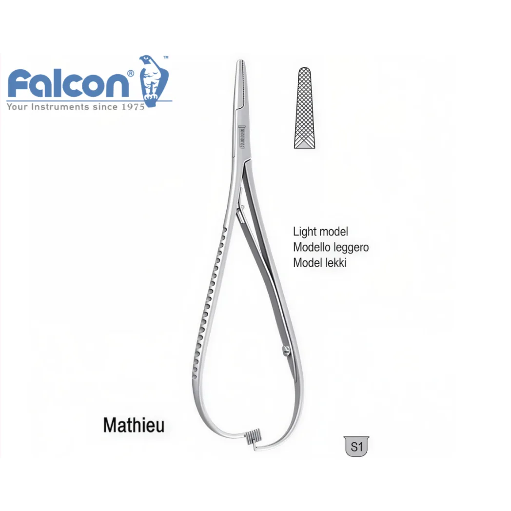 Голкотримач Mathieu прямий 140 мм, BN.714.140 (Falcon)