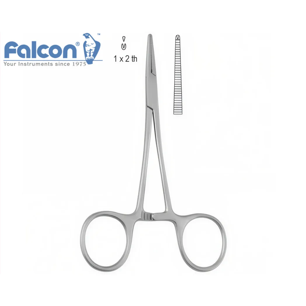 Зажим (затискач) прямий Kelly 140 мм, BH.266.145 (Falcon)