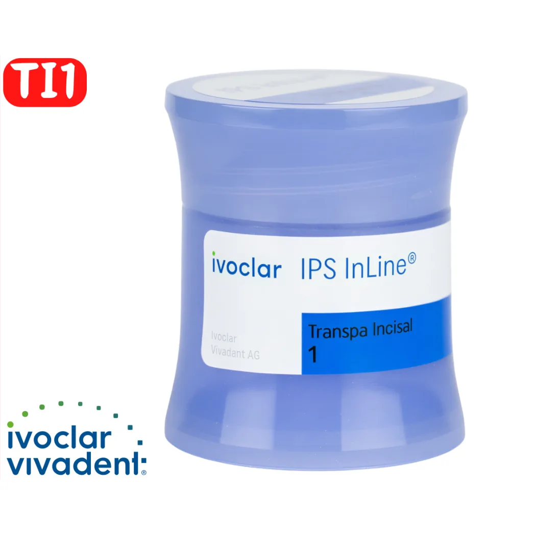 Керамічна маса IPS InLine Transpa Incisal (ІПС ІнЛайн Транспа Інсізал) відтінок TI1, 20 г, 1 шт. (Ivoclar)
