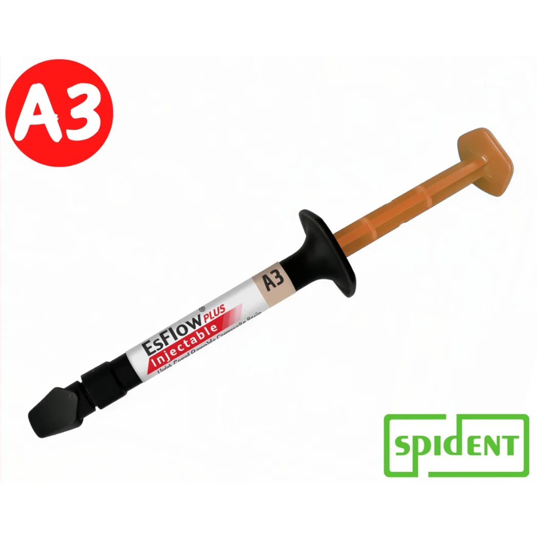 Композит рідкотекучий EsFlow Plus Injectable (відтінок A3), шприц 2.5 г, 1 шт. (Spident)