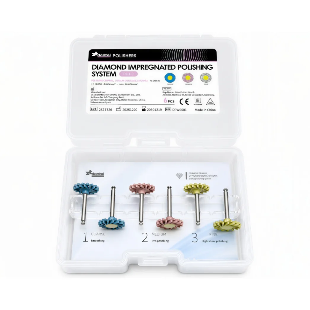 Diamond Polishing System P3.1.0 (Даймонд Полішинг Систем), набір 6 шт (ZT Dental)