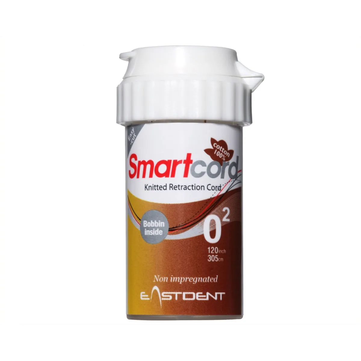 SmartCord (СМАРТКОРД) "00" - нитка ретракционная без просочення 305 см (EastDent) / Смарт корд / Smart Cord