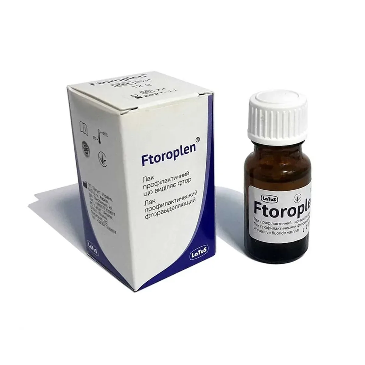 Фтороплен, фтор-лак, 12 г, Латус